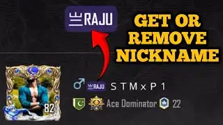 HOW TO CHANGE / EQIP NICKNAME BADGE NAME PUBG BGMI | HOW TO REMOVE NICKNAME TAG IN NEW UPDATE 2024