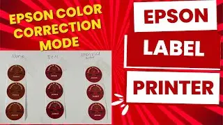 Epson ColorWorks C6500 Color Correction Mode