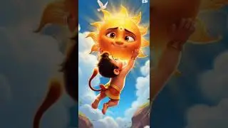 Baby Hanuman&rsquo;s Mischievous Leap for the Sun! 🐵✨ #hindugods #hanuman #hanumanji #3danimation