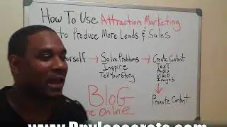 Attraction Marketing Training- How To Use Attraction Marketing To Get More Leads And Sales FAST!