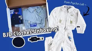 BJD Clothes Haul & Unboxing | Psycho-Lab's Manic Depression Series outfits