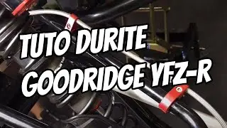 Montage de durite aviation GOODRIDGE et d'un maître cylindre BERINGER sur un YFZ450-R tutoriel
