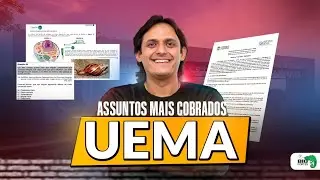ASSUNTOS MAIS COBRADOS NO VESTIBULAR DA UEMA