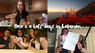 a day & a half in lebanon 🇱🇧 |  time capsule, coffee, odin, night life, & haul!