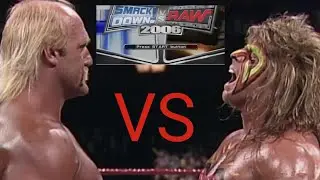 Hulk Hogan vs Ultimate Warrior WWE Smackdown vs Raw 2006 Ahmed Hassan's Mod.