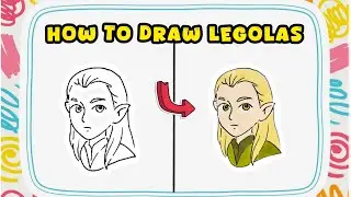 How to Draw Legolas from The Hobbit &ndash; Detailed Art with Markers