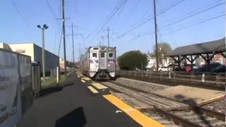 Acela Express passes Septa R2 Local plus Shave and a Haircut