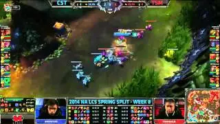 Team Coast vs Team SoloMid | CST vs TSM | Season 4 NA LCS Spring Split W8D1 [HQ]