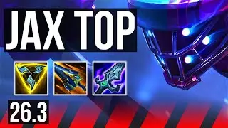 JAX vs TAHM KENCH (TOP) | 38K damage | EUNE Grandmaster | 26.3