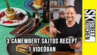 3 🧀CAMEMBERT🧀 sajtos recept 1 videóban
