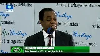 Donald Duke Advocates 15% Growth Rate In Economy For 10 Years