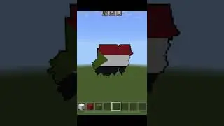 I Built The Map Of Sudan 🇸🇩 Prayers 🙏  #sudan #africa #countries #world #flags #minecraft
