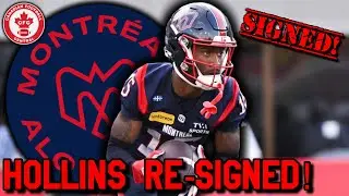 Montreal Alouettes Re-Sign Alexander Hollins to a 1-Year Contract!