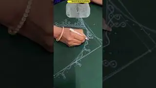 easy aari tracing designs for beginners, Aari tracing designs #aariwork #aaritracing #aariworkblouse
