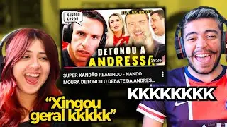 SUPER XANDÃO REAGINDO - NANDO MOURA DETONOU O DEBATE DA ANDRESSA URACH X ENGENHEIRO LÉO | REACT