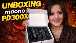 UNBOXING & FIRST IMPRESSIONS | MAONO PD300X DYNAMIC MICROPHONE 😍🤩 Sponsored by @MaonoGlobal