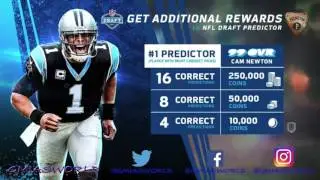 GET A 99 CAM NEWTON BY PREDICTING THE 2017 NFL DRAFT! MUT 17 | MADDEN 17 ULTIMATE TEAM