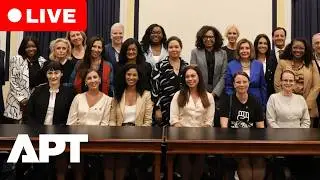 LIVE: Democratic Women&rsquo;s Caucus & Epstein Survivors Speak Ahead of Pam Bondi Testimony
