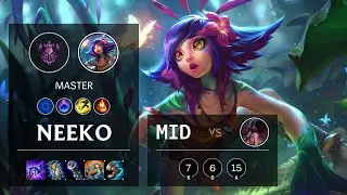 Neeko Mid vs Akali - EUW Master Patch 10.15
