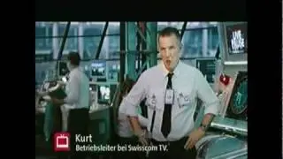 Swisscom TV Installation Werbung