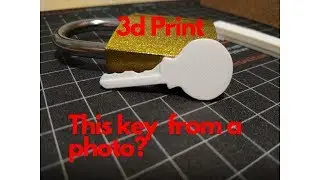 Как напечатать ключи на 3D-принтере, используя фотографии.
