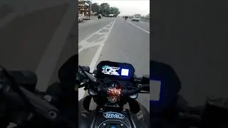 Pulsar ns 400 first gear challenge #ns400 #pulsar #bajaj