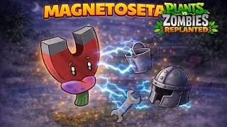 La Magnetoseta llega para desarmar a los zombis | Plants vs Zombies Replanted Fase 4-8