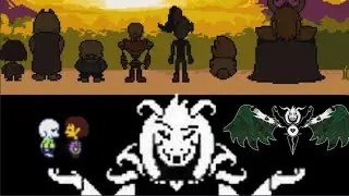 UNDERTALE || True Pacifist Ending || Asriel Boss fight || Finale