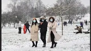 UK Birmingham Snowing 27/11/21 Finally Snowfall drive In Snow ❄