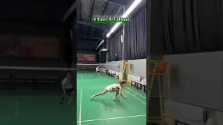 Attack and defense #badminton #attack #defense #shorts #trendingshorts