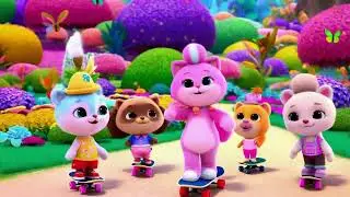 Fluffy Cat's Skate Dance Party! 🛹