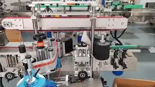 Irregular Square Bottle Double-Sided Label Applicator Flat Bottle Front and Back Side Machine
