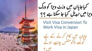 Can I change Visit Visa to Work Visa in Japan 2024 | Work Visa Procedure in Japan | Pakistani |Hindi