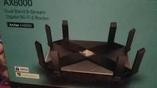 Unboxing and speed test of the TP Link AX6000 WiFi router