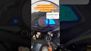 Rs200 rpm problem #rs200bs6 #rs200bs4 #pulsarrs200 #sorts #shorts #new #automobile #bikeproblems