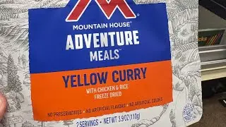 Mountain house yellow curry  taste test 