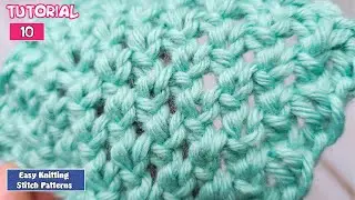 This Pattern is sure to catch your eye! Two-Needle Knitting 🟣