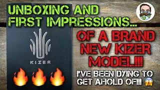 Unboxing A Brand New Kizer Model!! The best grind I&rsquo;ve ever seen on a Kizer Budget EDC Knife!!
