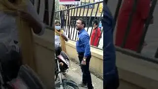Man angry on traffic police abt challans Hyderabad