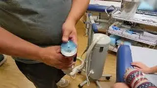 What's that noise? Taking off a cast