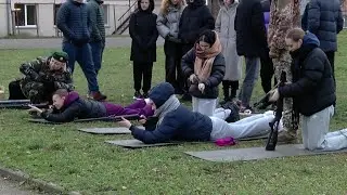 &Scaron;auliai moko moksleivius&nbsp;pasiruo&scaron;ti dienai X: pastarieji&nbsp;&scaron;audo, ri&scaron;a virves ir mokosi kitų įgūdžių
