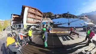 Skiing ASMR in Ciampinoi/ Val Gardena with Insta360 X5