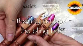 nailbasics || July art box - the bling box