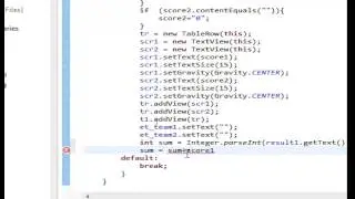 Android Tips 12 add numbers from strings toTextview