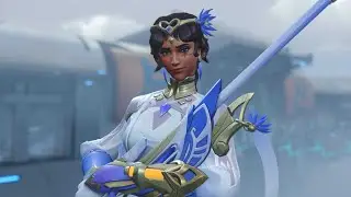 NEW Blue Lotus Ana Skin Showcase | Overwatch 2