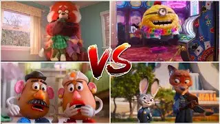 Turning Red vs Despicable Me 4 vs Toy Story vs Zootopia 2 | Epic Tiles Hop Music Battle