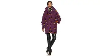Rara Avis by Iris Apfel Turtleneck Coat