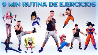 9 Min de ejercicios para NIÑOS en Casa BOOMBEAT 🔥 KIDS Workout at home 🔥 Rutina Superhero fitness 🏆