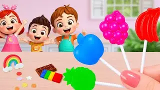 Miniature Rainbow Jelly Recipe 🌈 Satisfying Mini Fruit Jelly Recipe Decorating Ideas 💕 Little Yummy