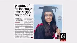 Fuel shortages (supply chain) & restaurant tips for staff (UK) - BBC News - 24th September 2021